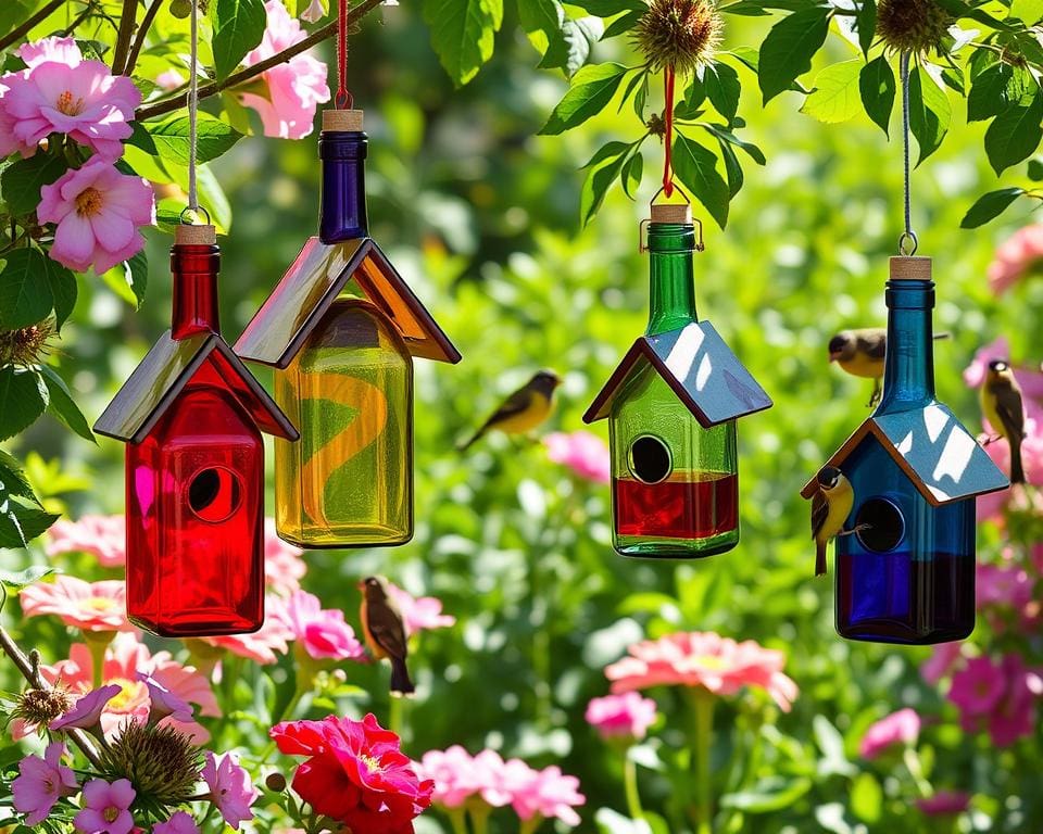 DIY-Vogelhäuser aus alten Glasflaschen: Kreative Upcycling-Ideen