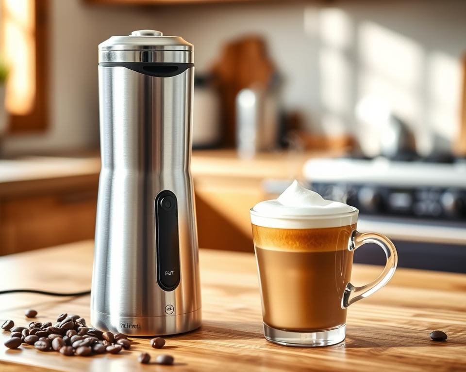 Elektrische Milchaufschäumer für perfekten Cappuccino