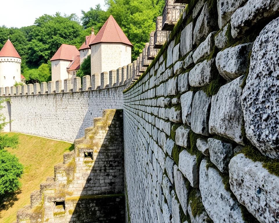 Erhalt der Architektur der mittelalterlichen Mauern