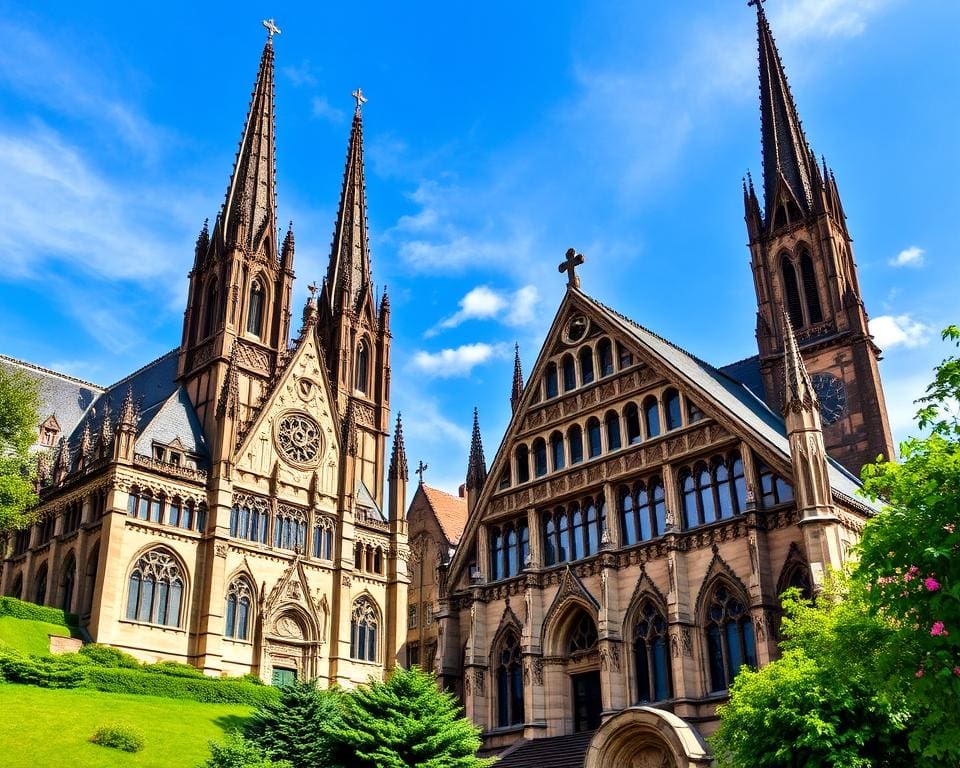 Gotische Kirchen in Freiburg, Deutschland