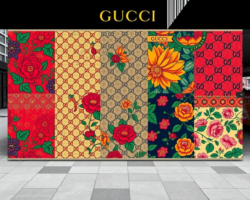 Gucci ikonische Designs und mutige Muster