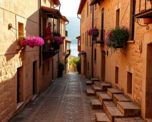 Historische Gassen in Ohrid, Nordmazedonien