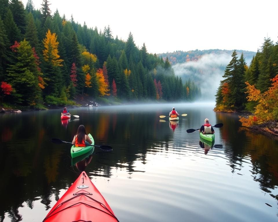 Kanu und Kajakfahren im Algonquin-Provincial-Park