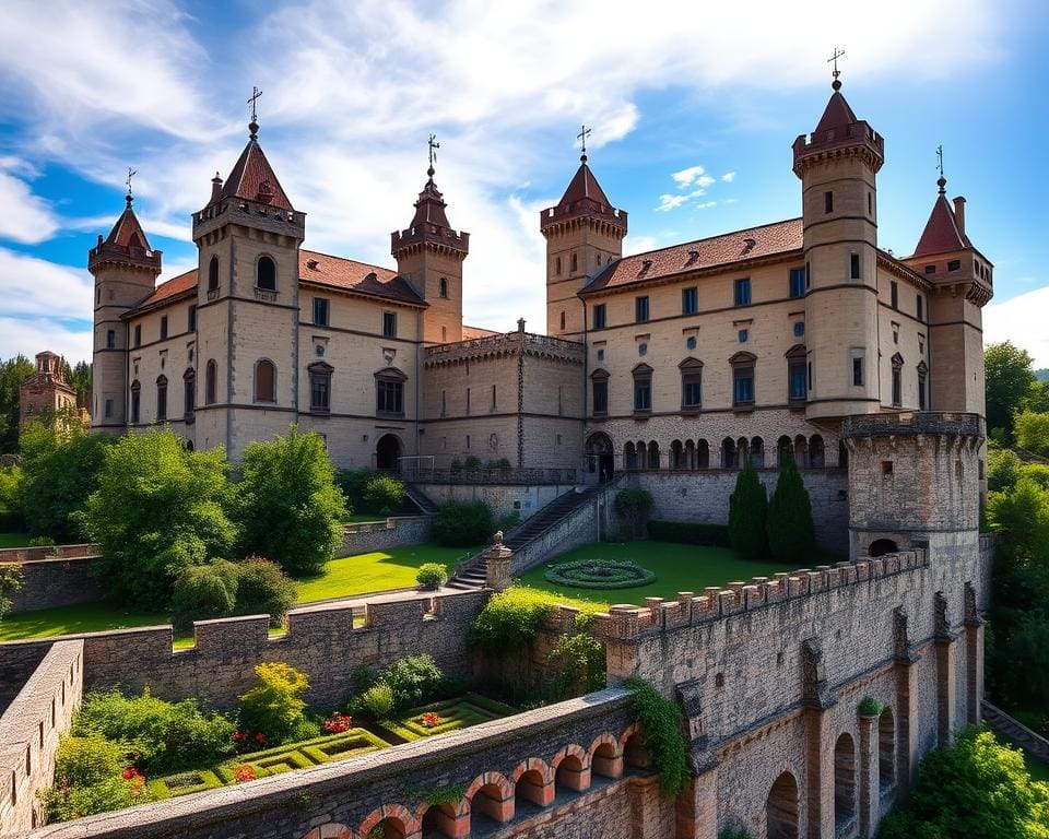 Renaissance-Schlösser in Viterbo, Italien