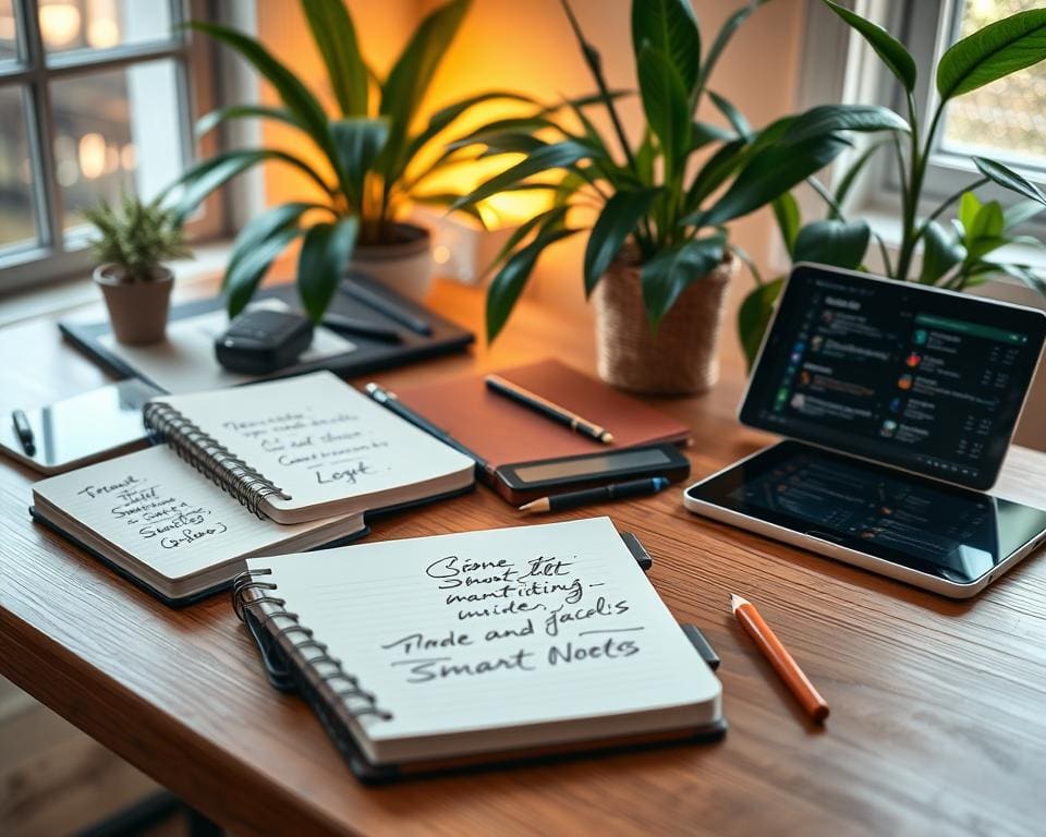 Smarte Notizbücher: Analog schreiben, digital speichern