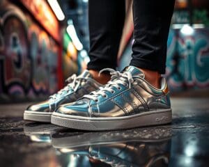 Sneaker in Metallic: Glanzvolle Trends auf den Straßen