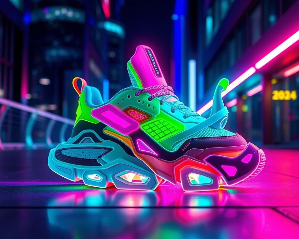 Sneaker in Neonfarben: Ein mutiger Trend für 2024