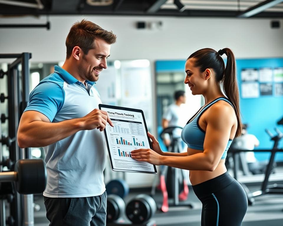 Trainingsplan Entwicklung mit einem Fitnesscoach