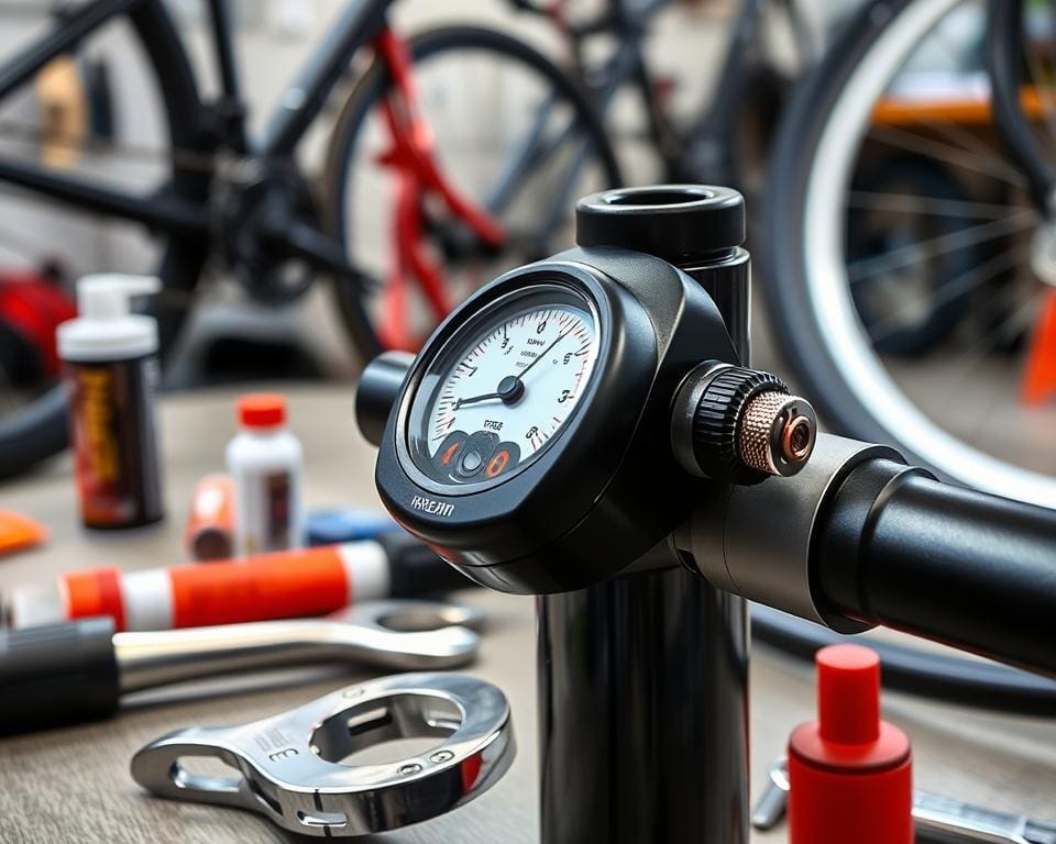 Wartung und Pflege von elektronischen Fahrradluftpumpen