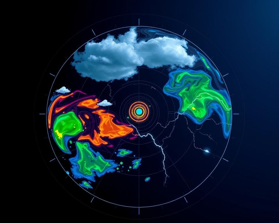 Wetterradar und Regenvorhersage