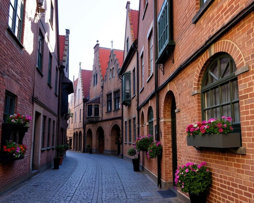 mittelalterliche Gassen in Lübeck