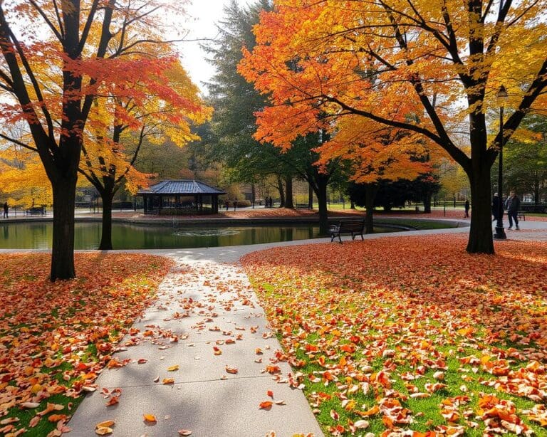 Die schönsten Parks für lange Spaziergänge im Herbst