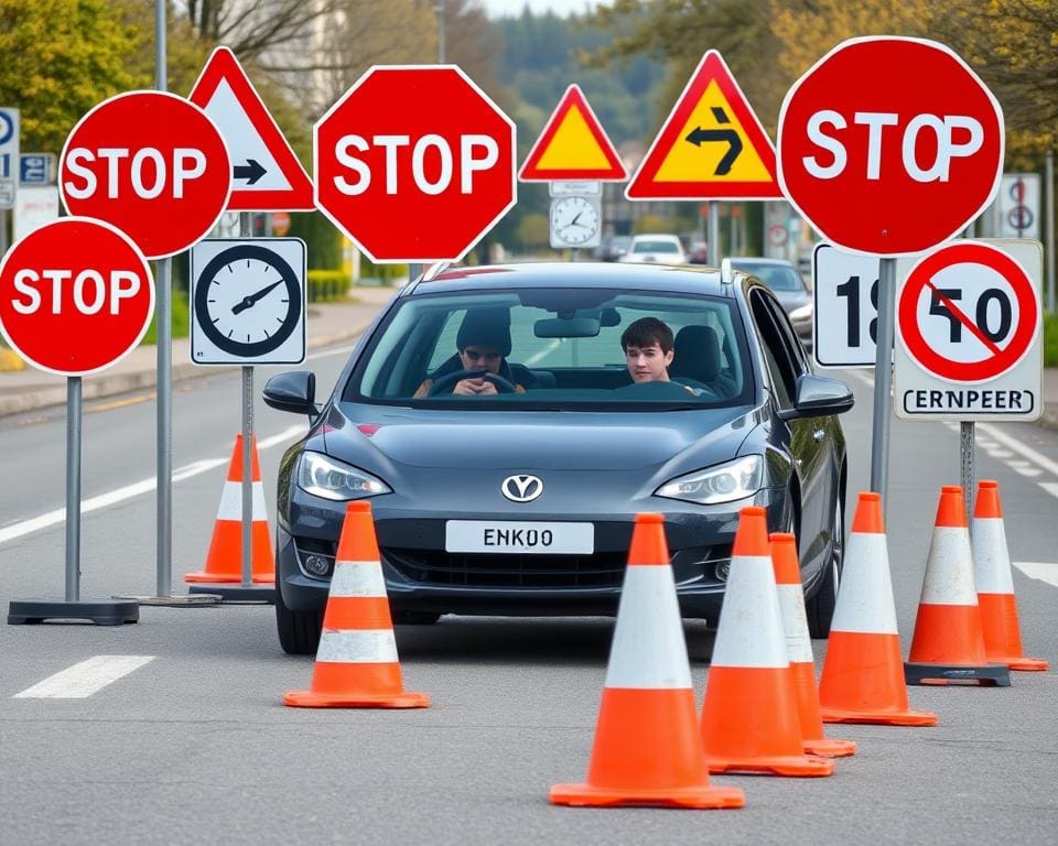 Verkehrsvorschriften für Fahrprüfungen