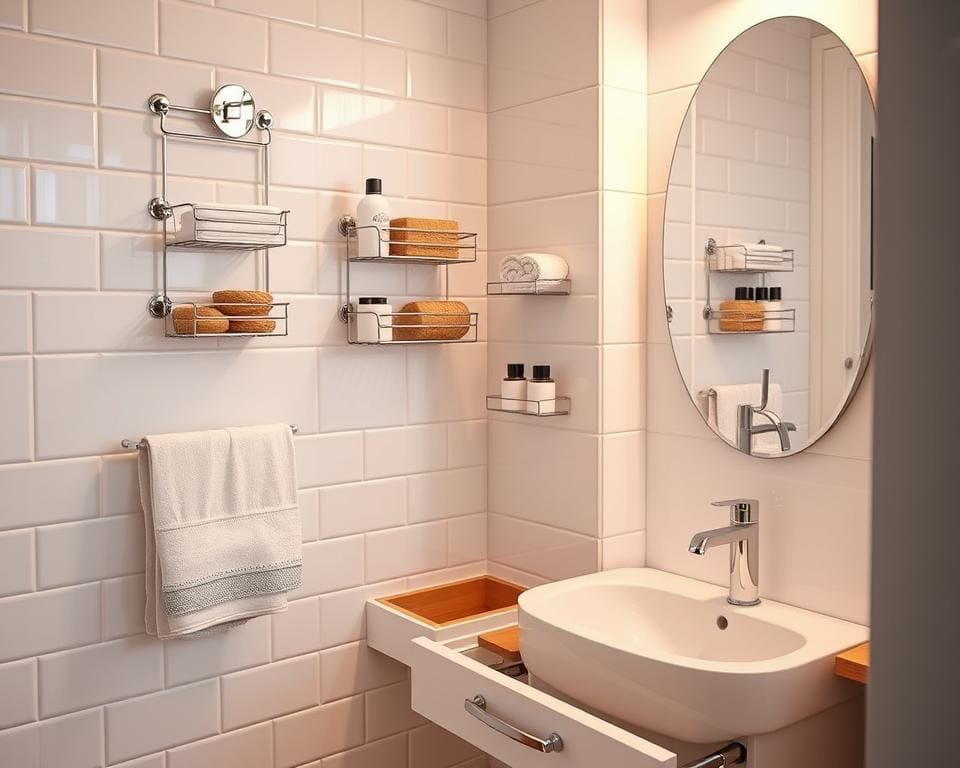 Badezimmerzubehör hängende Organizer und Schubladeneinsätze
