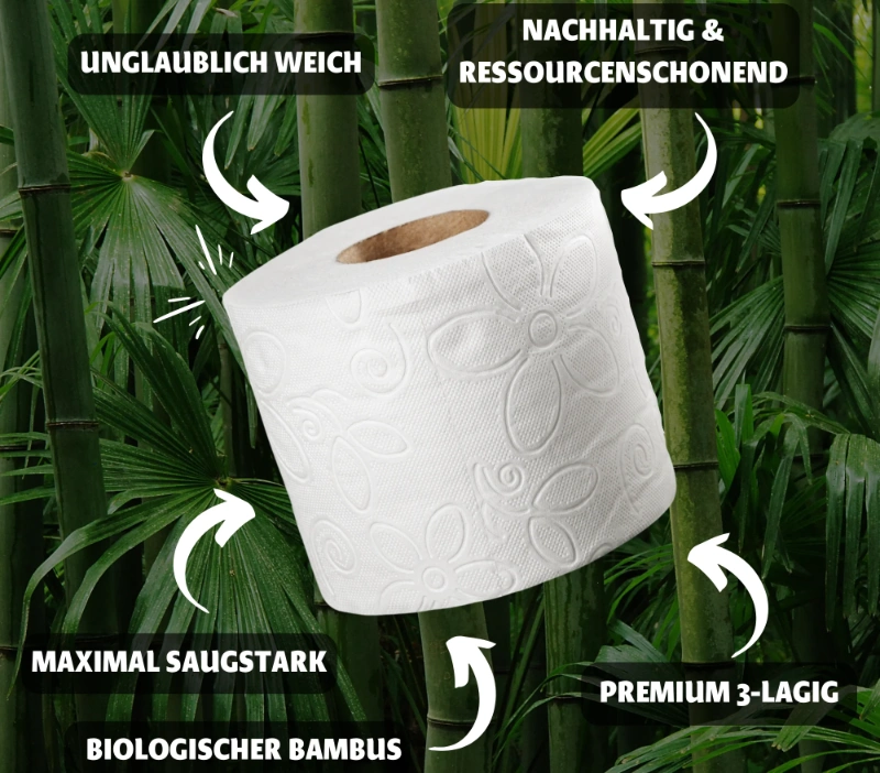 Nachhaltiges Toilettenpapier