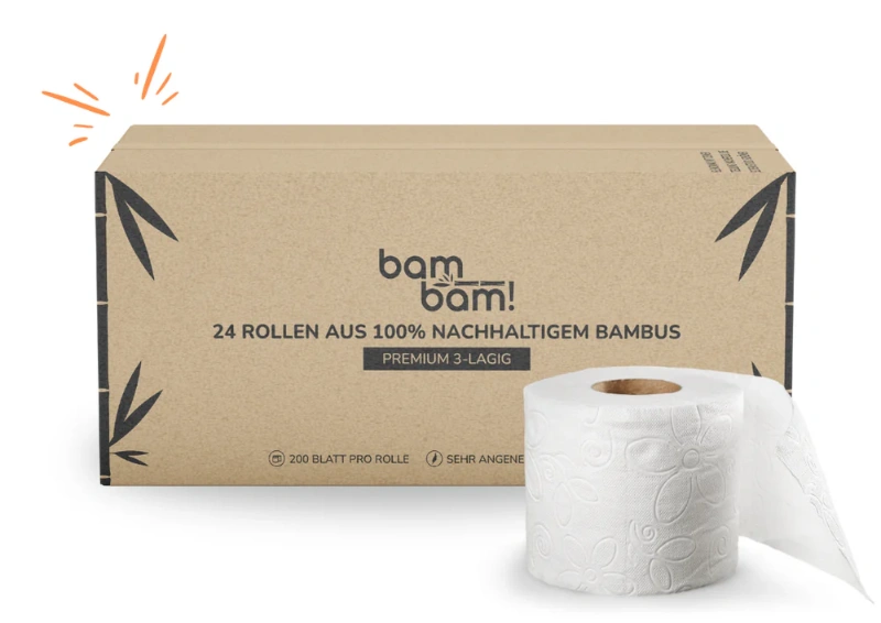 Klopapier Abo Bambus Toilettenpapier BamBam