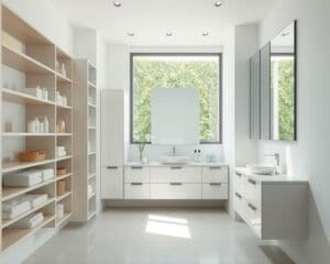 Praktische Aufbewahrungslösungen für kleine Badezimmer