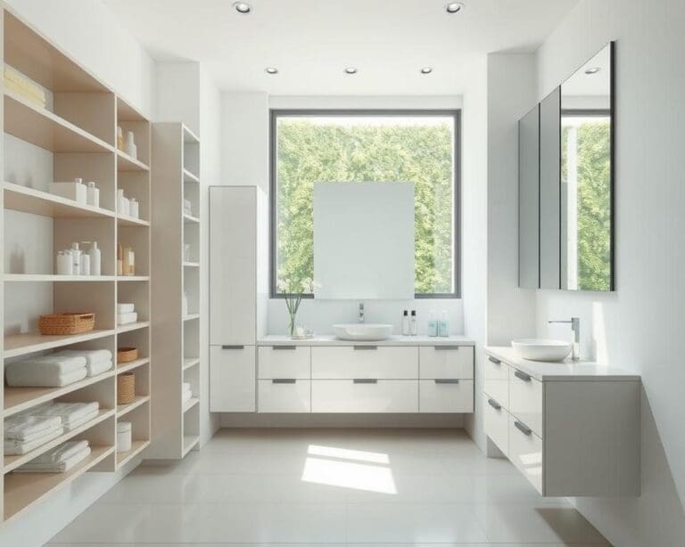 Praktische Aufbewahrungslösungen für kleine Badezimmer
