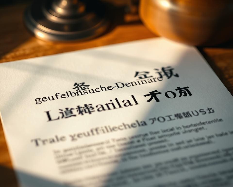 gesetzliche Vorgaben Übersetzung Japan