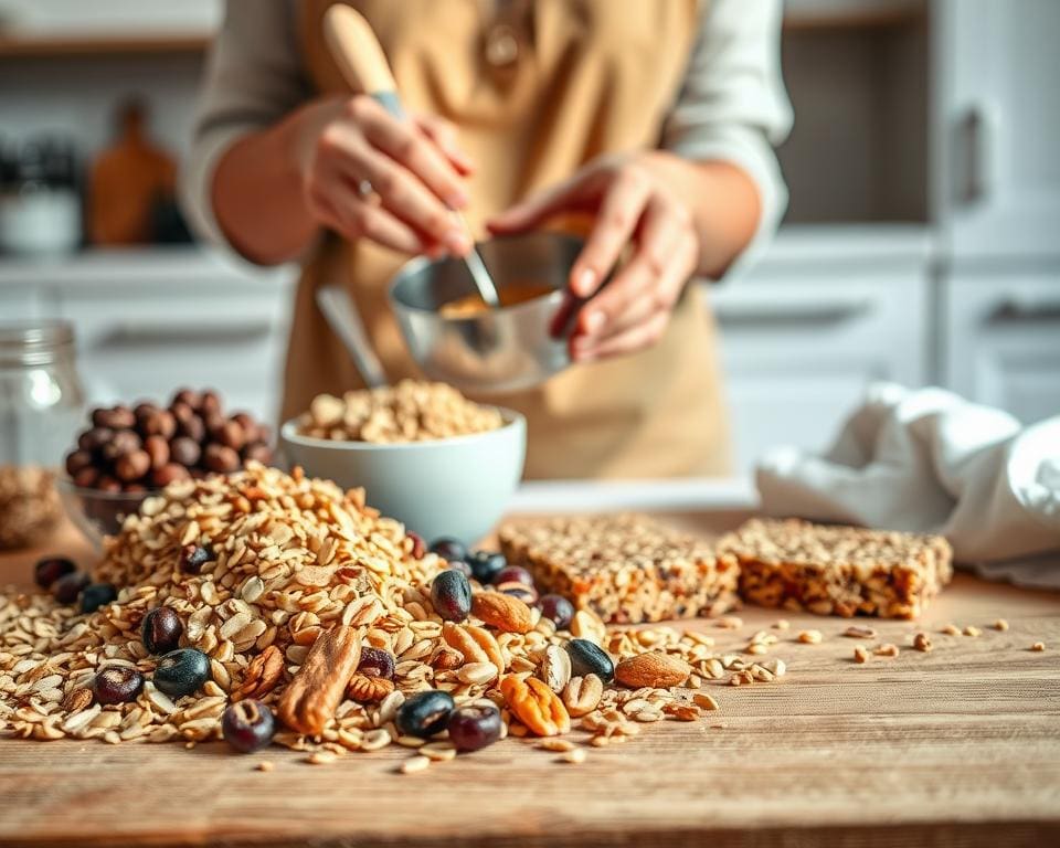 Müsliriegel selber backen
