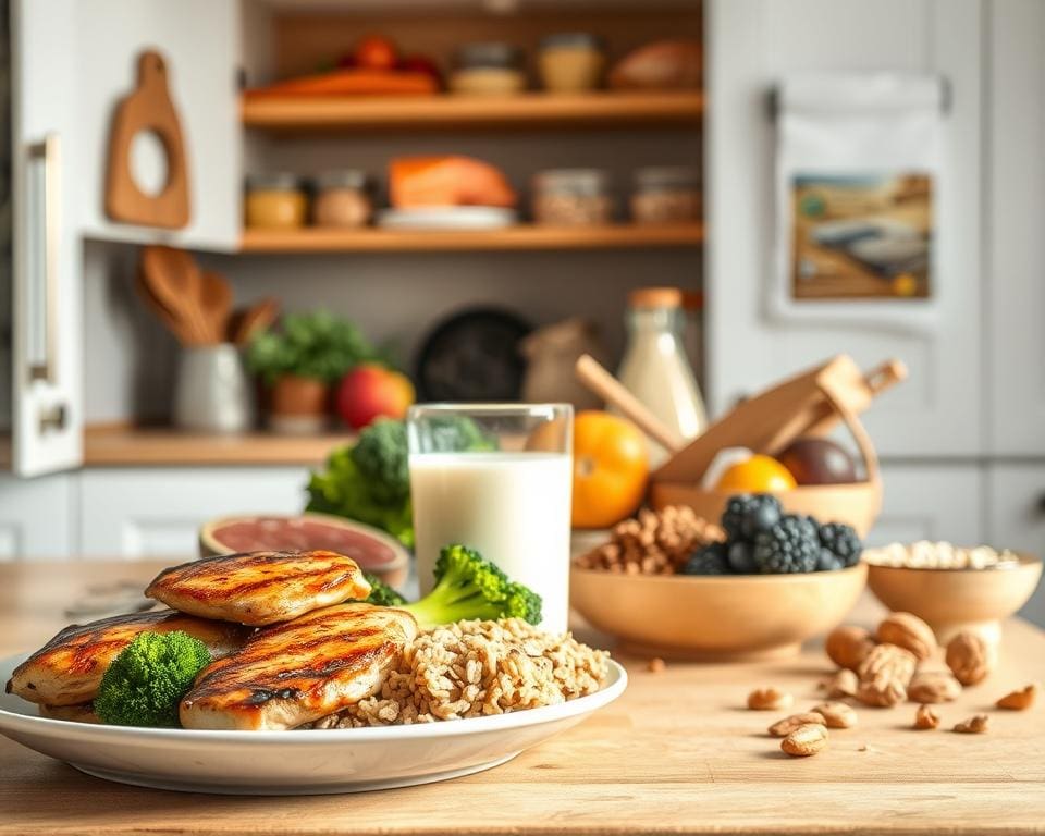 Ernährung für Muskelaufbau
