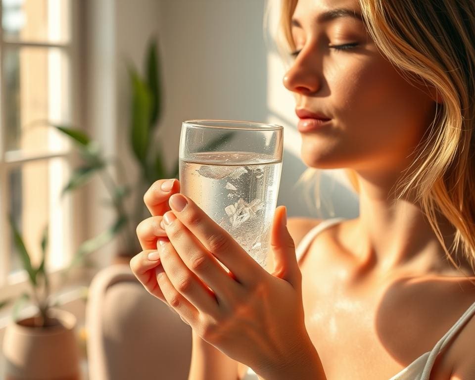 Hydration und Wasseraufnahme am Morgen
