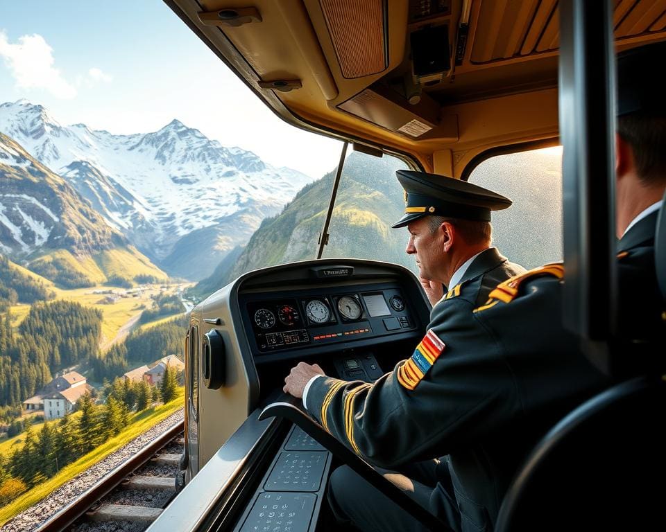 Lokführer bei der Rhätischen Bahn: Technik trifft Panorama