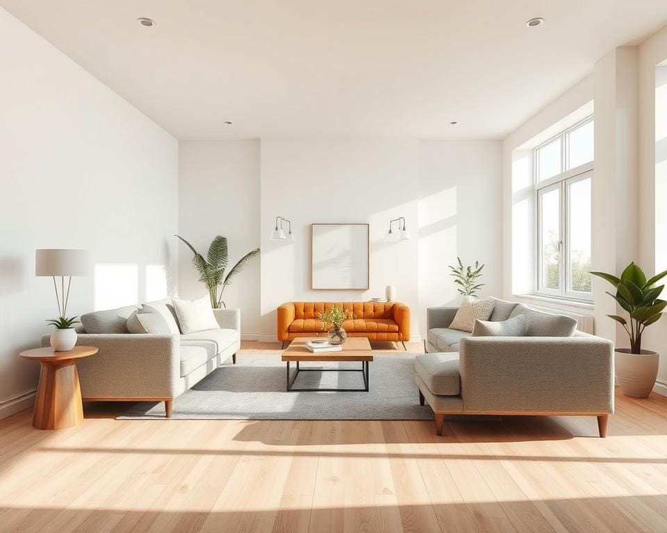 Minimalistisch wohnen mit Komfort