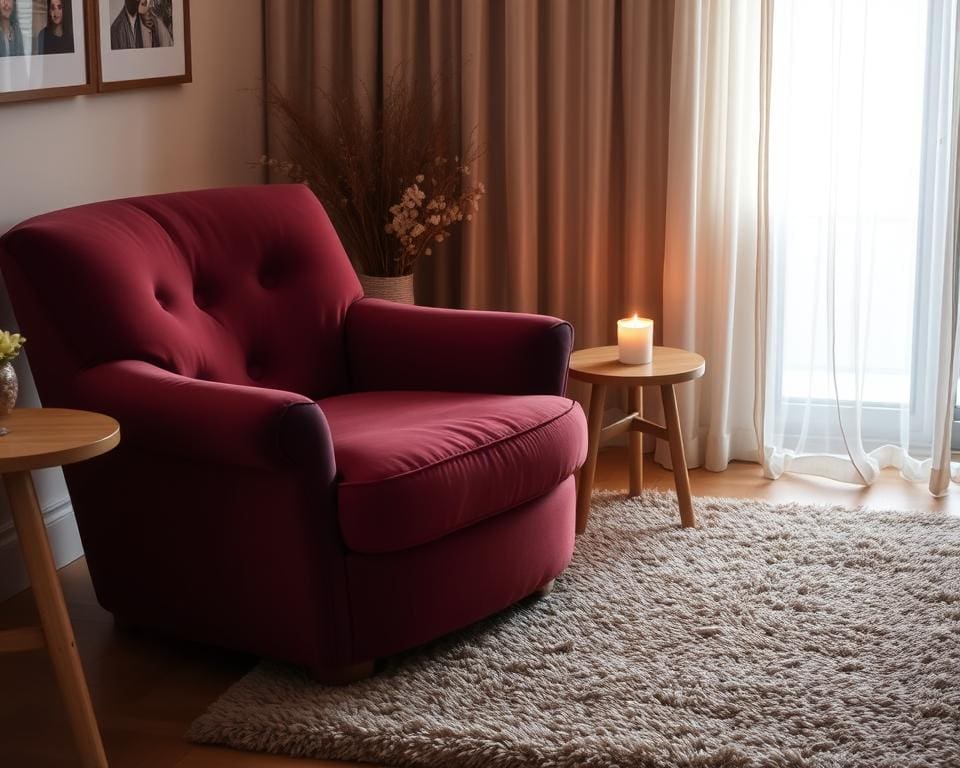 Wohlfuehlatmosphaere durch Farben und Stoffe