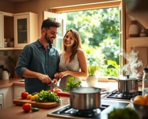 Kochen als gemeinsames Hobby