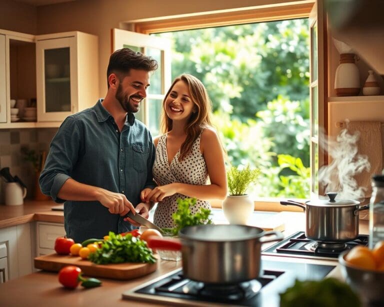 Kochen als gemeinsames Hobby