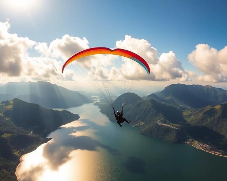 Paragliden über dem Vierwaldstättersee