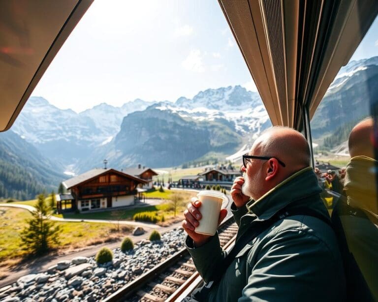 Wie genießt man die Alpen am besten per Bahn?