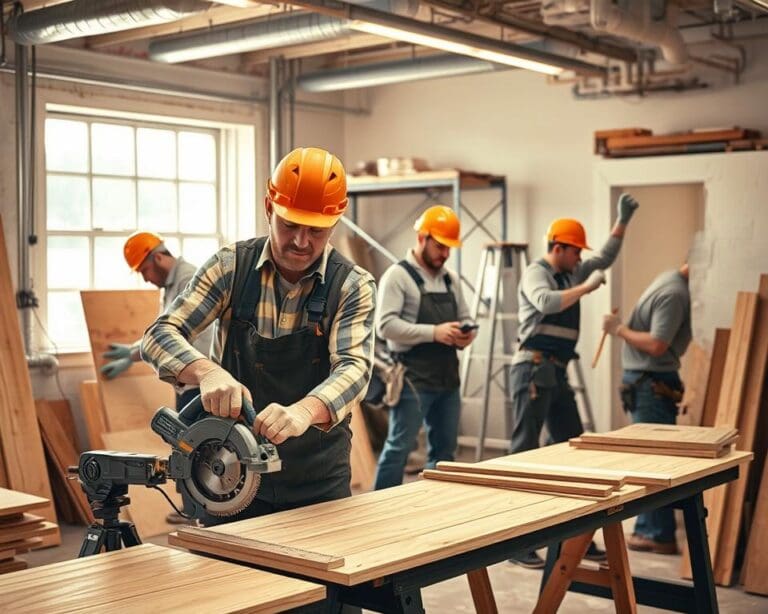 Was leistet ein Handwerker bei Geschäftsumbauten?