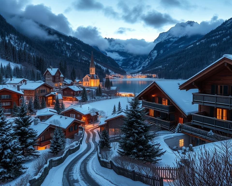 Welche Bergdoerfer sind im Winter besonders charmant?