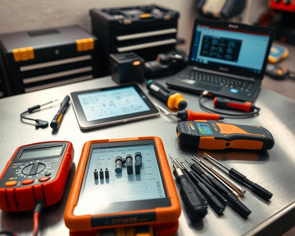 Welche Geräte erleichtern dir Wartung und Diagnose?