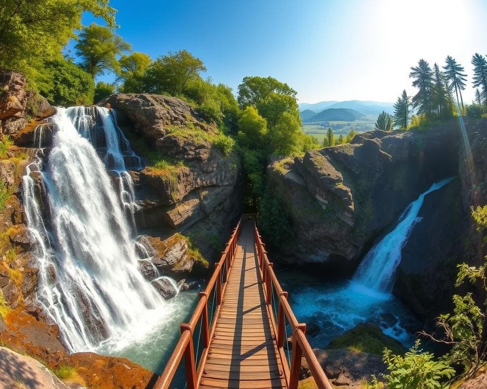 Wie entdeckst du die schoensten Wasserfaelle des Landes?