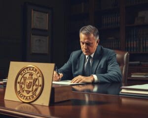 Wie hilft ein Notar bei wichtigen Vertragsabschluessen?