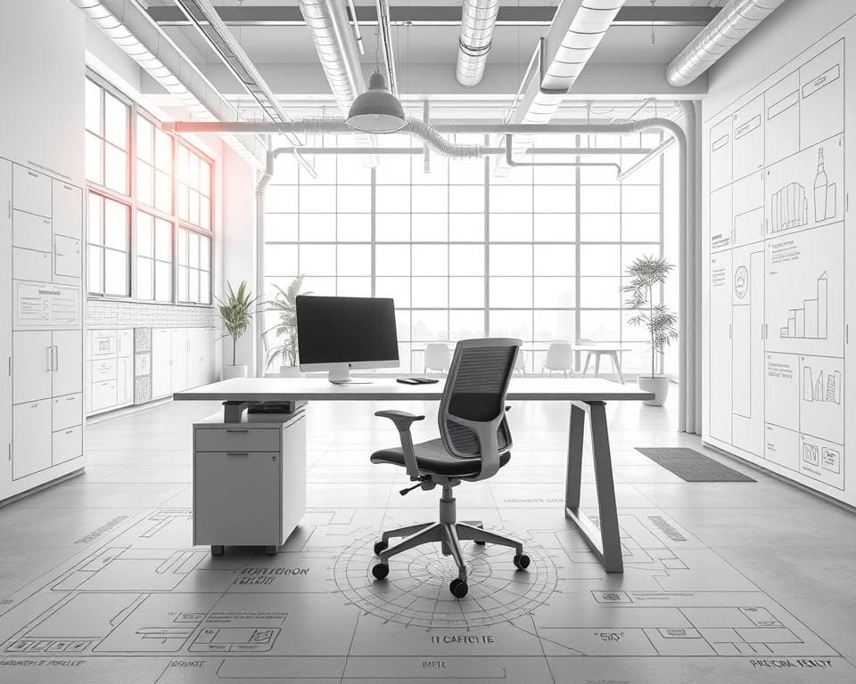 Wie plant ein Architekt funktionale Arbeitsflaechen?