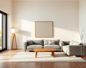 Wie schaffst du Wohnkomfort mit wenigen Elementen?