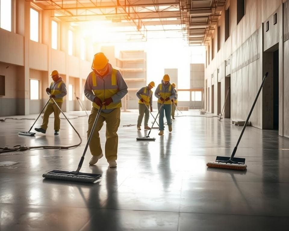 Wie unterstuetzen Reinigungsprofis bei Bauendreinigung?