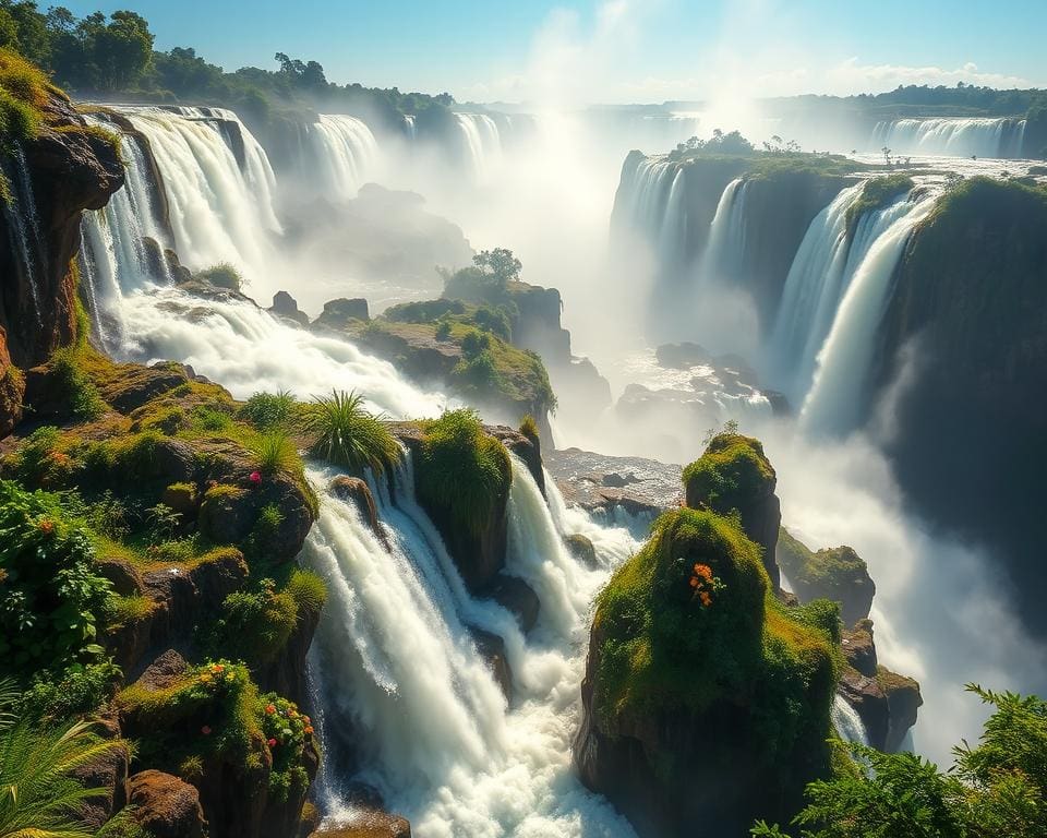 Was begeistert an den Wasserfaellen von Iguazu?