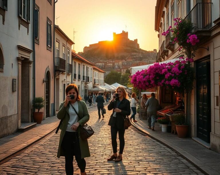 Wie erkundet man alte Staedte in Portugal?