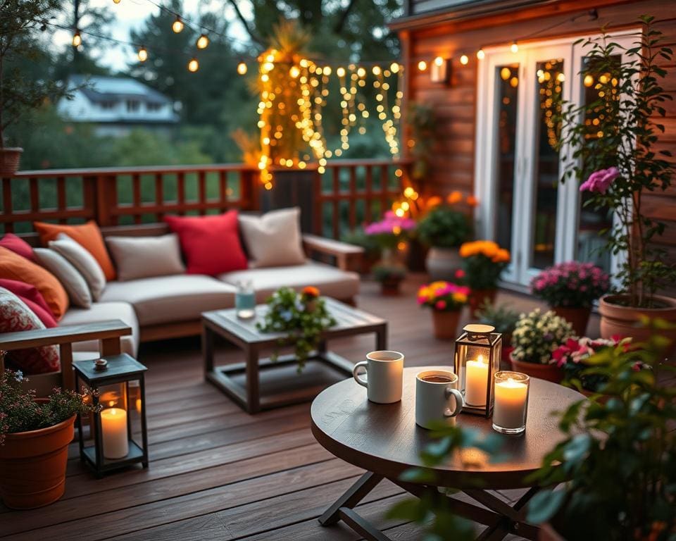 Wie gestaltet man eine Terrasse für entspannte Abende?