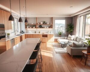 Wie gestaltet man eine offene Wohnküche?