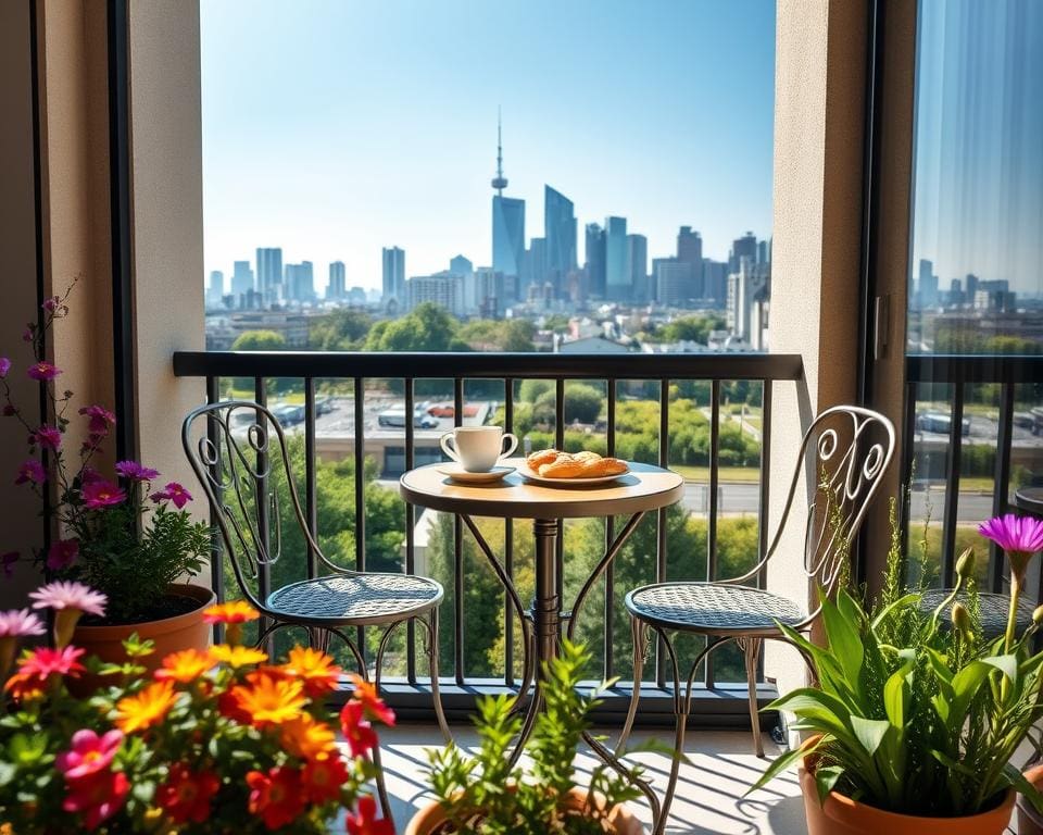 Wie nutzt man einen kleinen Balkon optimal?