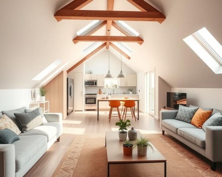 Wie plant man eine Dachgeschosswohnung optimal?