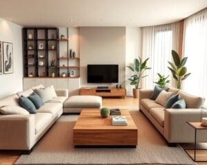 Wie richtet man ein Wohnzimmer modern und gemütlich ein?