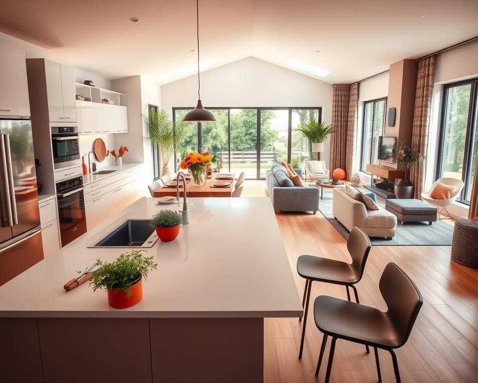 Warum ist eine offene Küche beliebt?