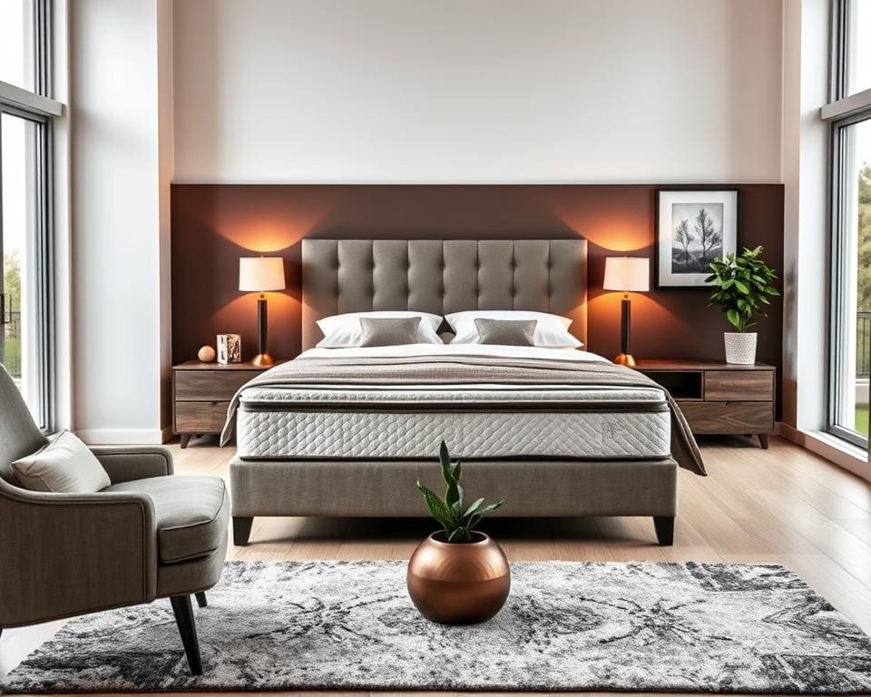 Wie gestaltet man ein Schlafzimmer mit Boxspringbett?